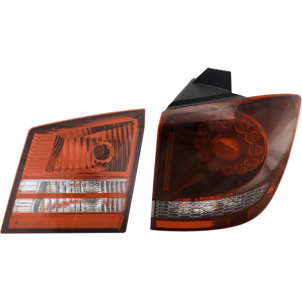 Set Of 2 Tail Lights Taillights Taillamps Brakelights Passenger Right Side Pair