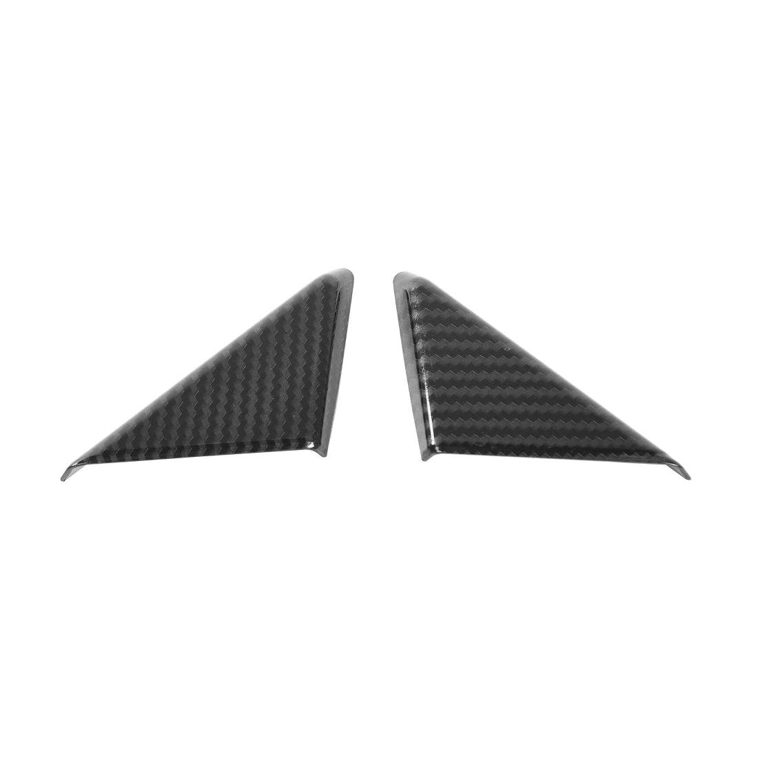 Carbon Fiber Window Front A-Pillar Triangle Trim