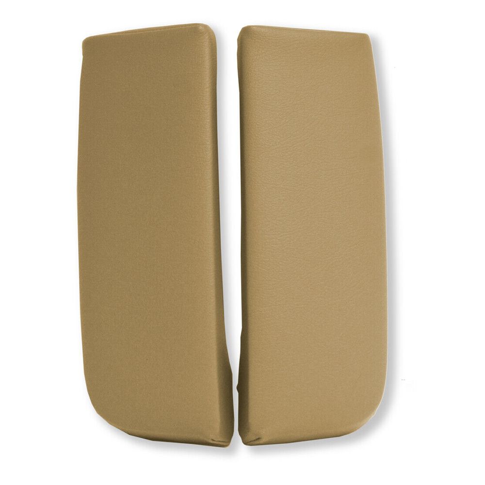 2 Sets Of - Center Console Lid Armrest Cover PVC Leather For Nissan Murano 2005-2007