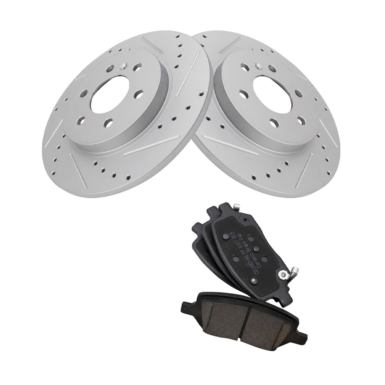 For 06-08 Chevrolet Uplander Ceramic Pad & Brake Performance Rotor Rear Kit