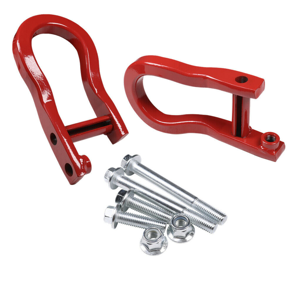Red Front Tow Hook Kit For LD Limited Sierra Silverado