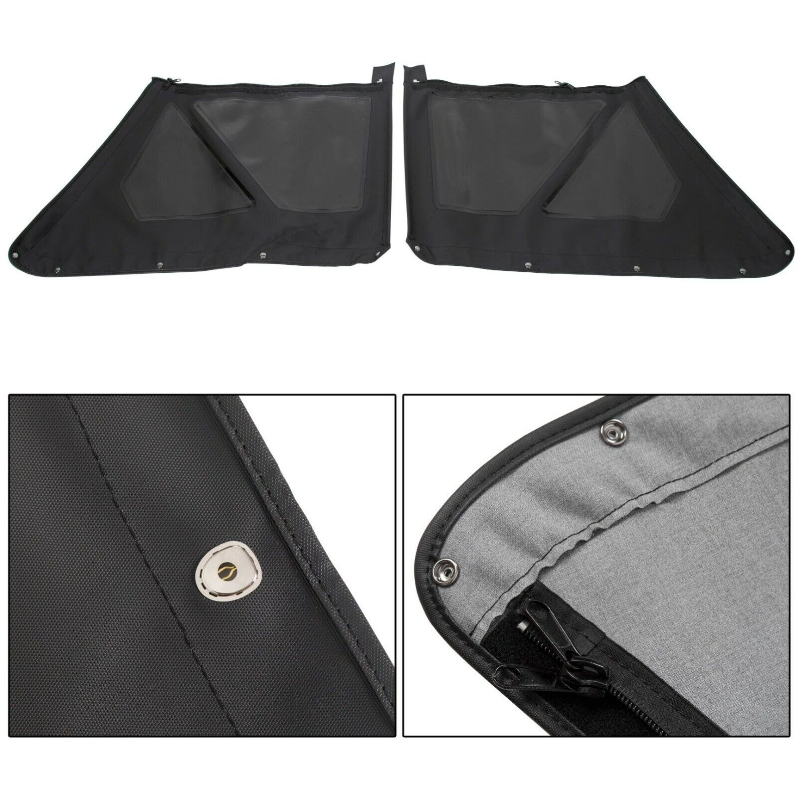 For Suzuki 1986-94 Suzuki Samurai Soft Top W/ Zip Out Tinted