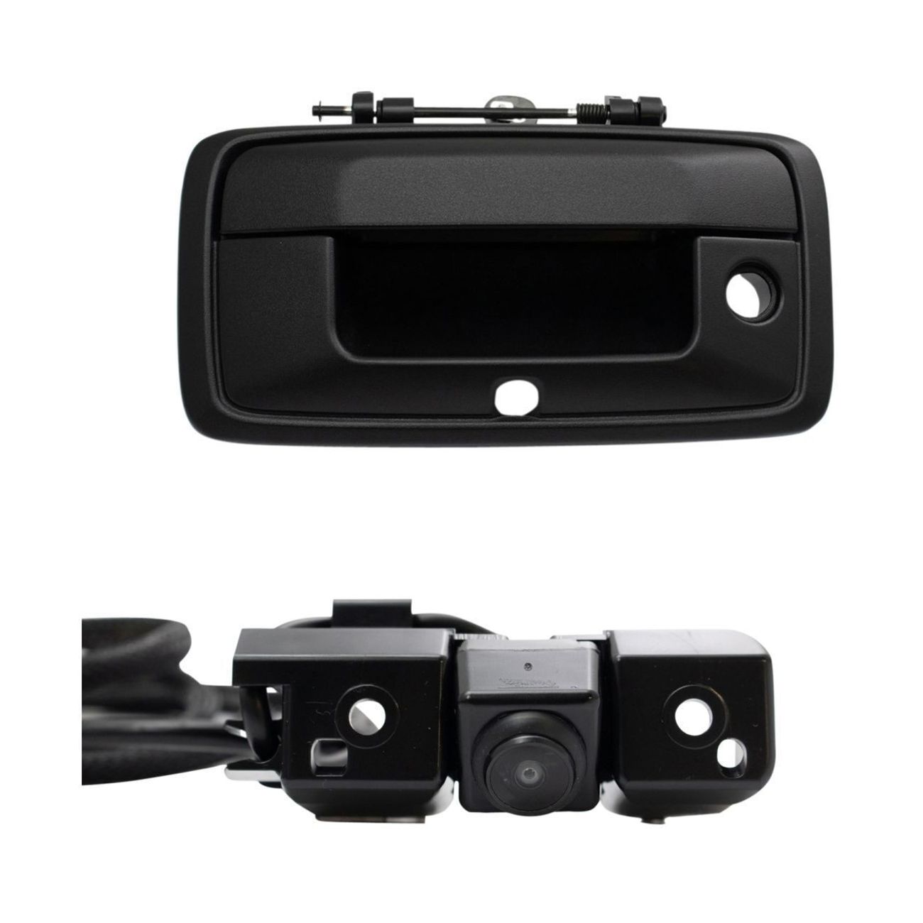 Rear View Camera Textured Black Kit Set For Silverado Sierra Pickup Truck