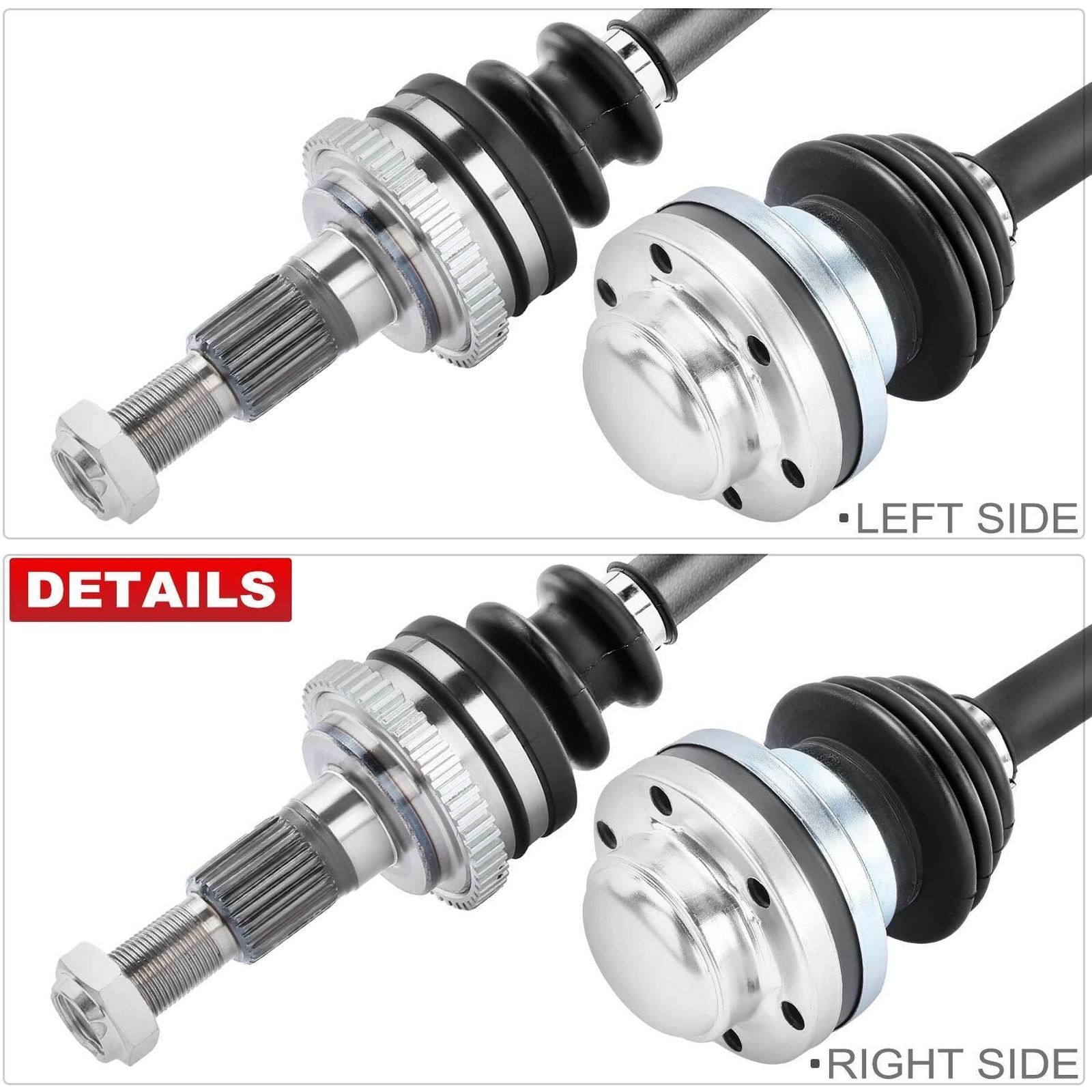 For 911 2x Front Left & Right CV Axle Assembly For Porsche 911 99 00 01 02-05