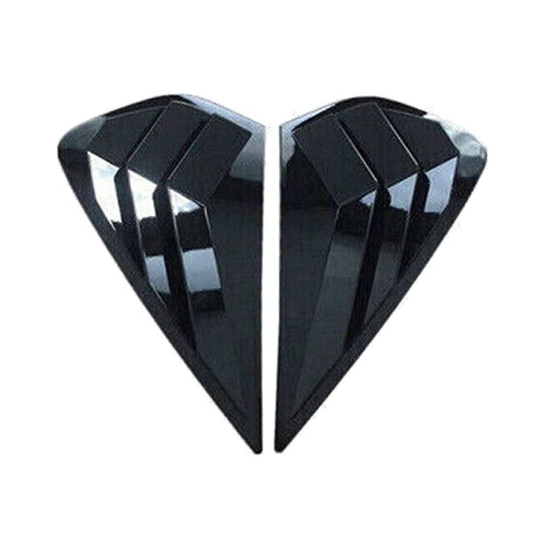 For Forte 19-22 Kia Forte K3 Rear Side Window Vent Scoop Louver Cover Trim Black