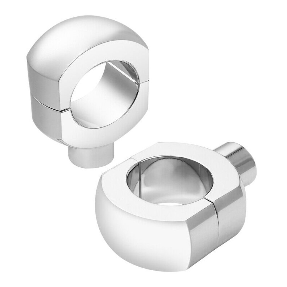 Chrome 2'' Handlebar Bar Risers Fit For Harley-Davidson Harley 1200