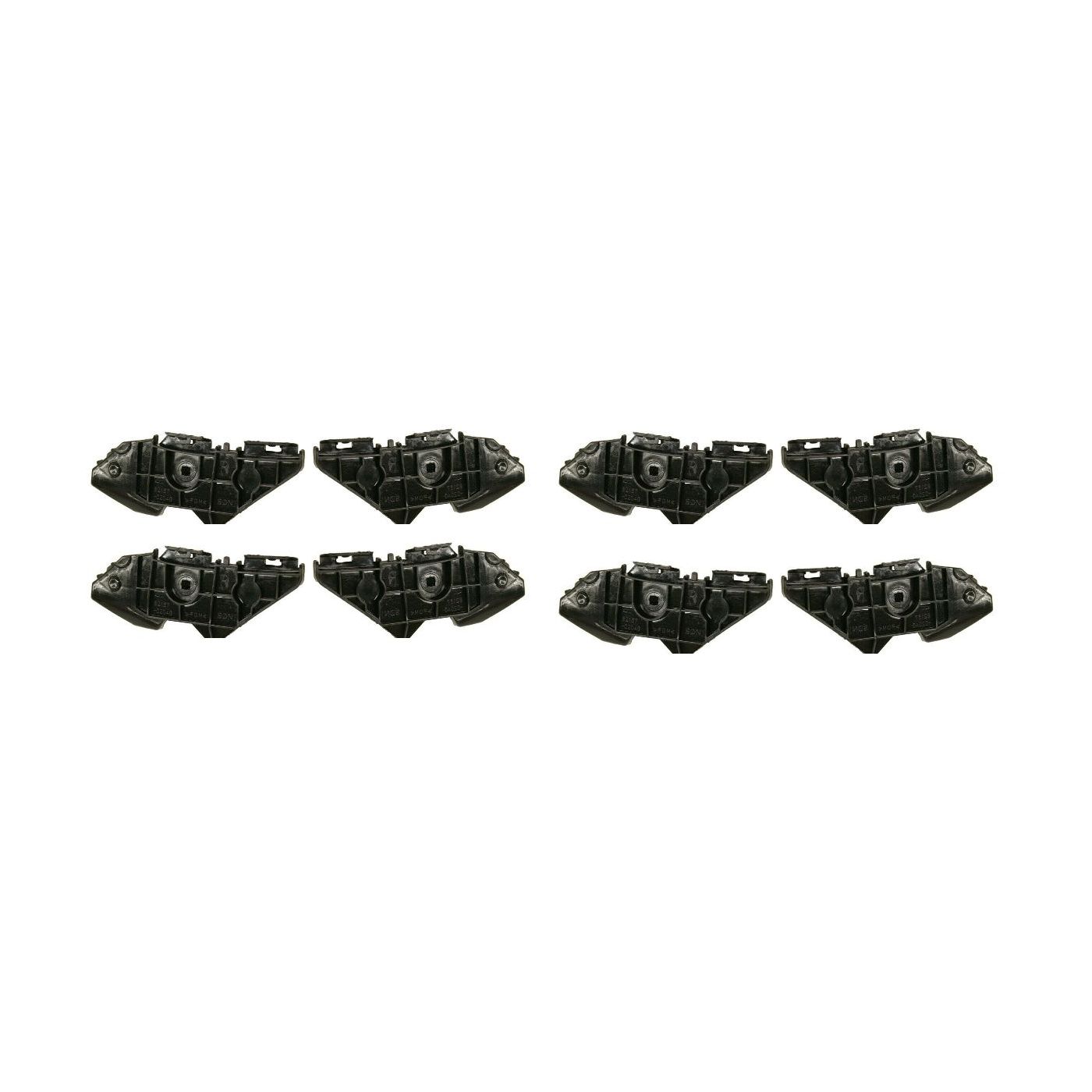 8 PCS - Bumper Bracket For 2009-2013 Toyota Corolla Set Rear Left & Right Inner