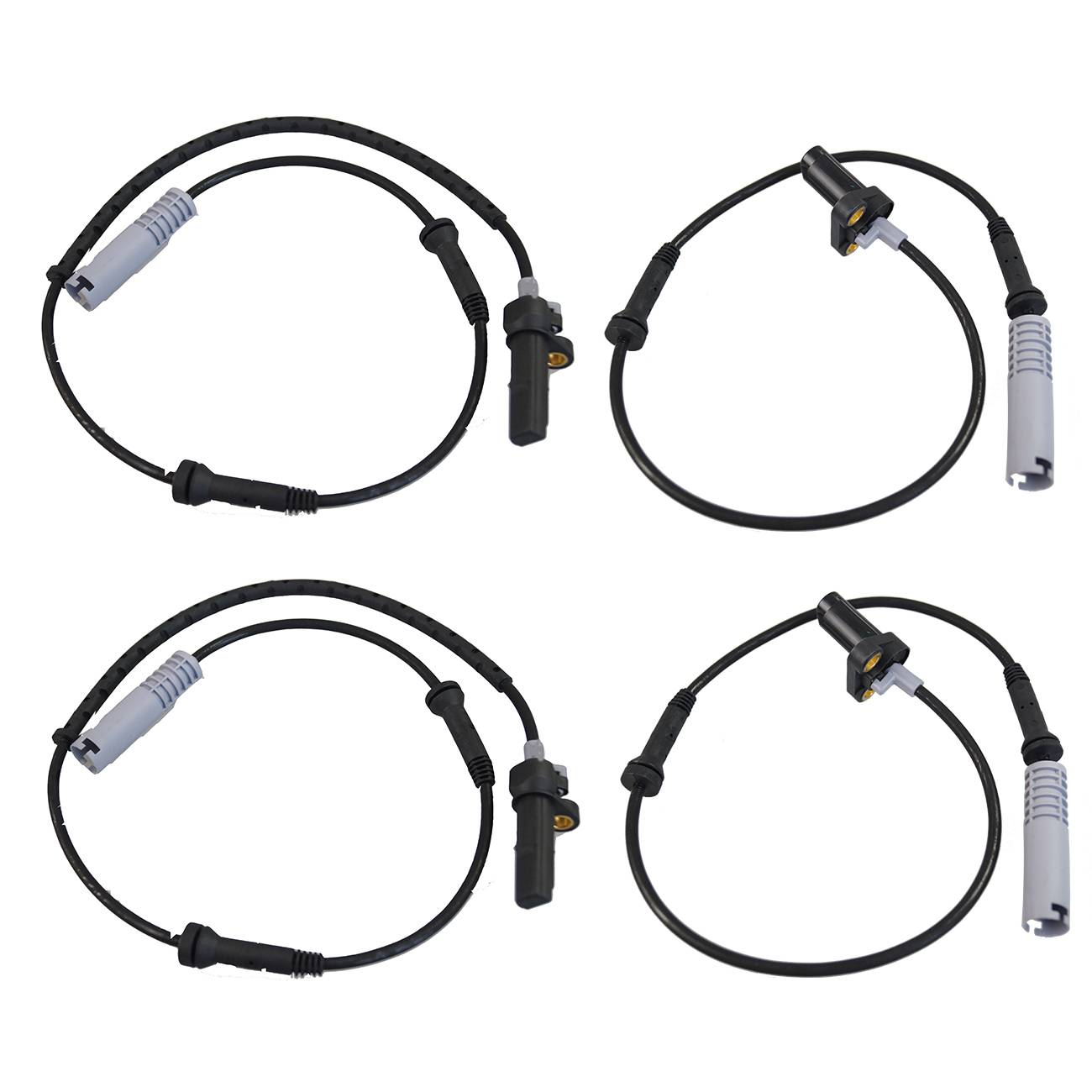 4PCS Front & Rear ABS Wheel For 97-99 528i Base 97-99 540i Base E39