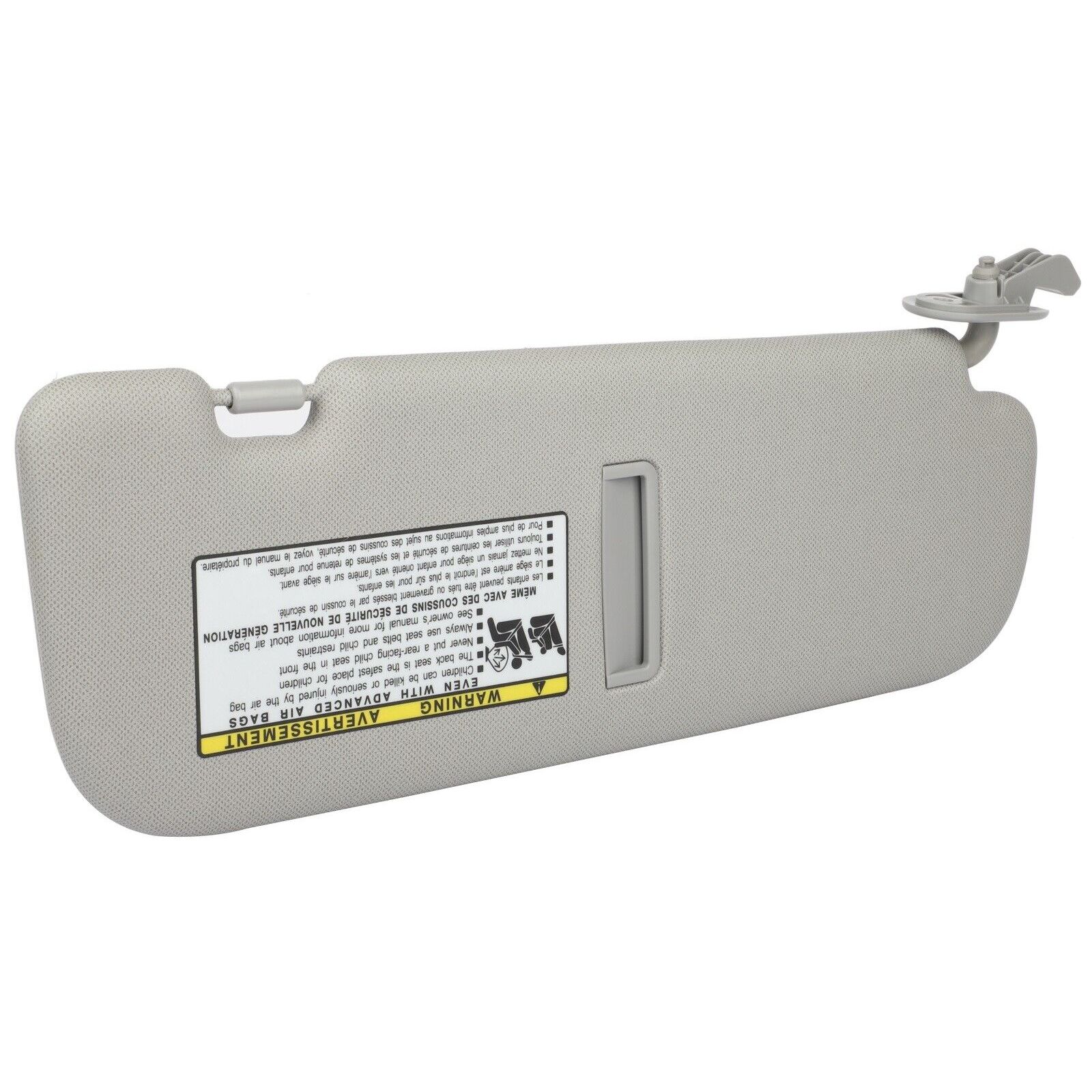 Sun Visor For 2011-2015 Elantra GLS Sedan Md Gray Left Driver Side 852103X000Tx