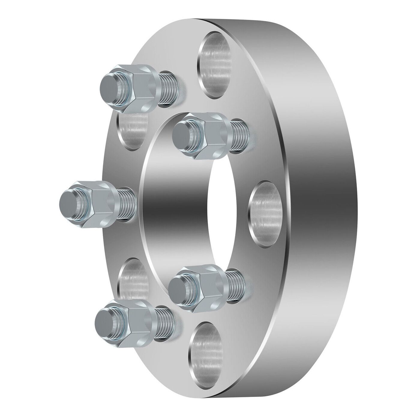 For 03-05 E-150 Club Wagon 2X 1.5" Wheel Adapters 5x5.5 To 5x4.5 1/2" Studs