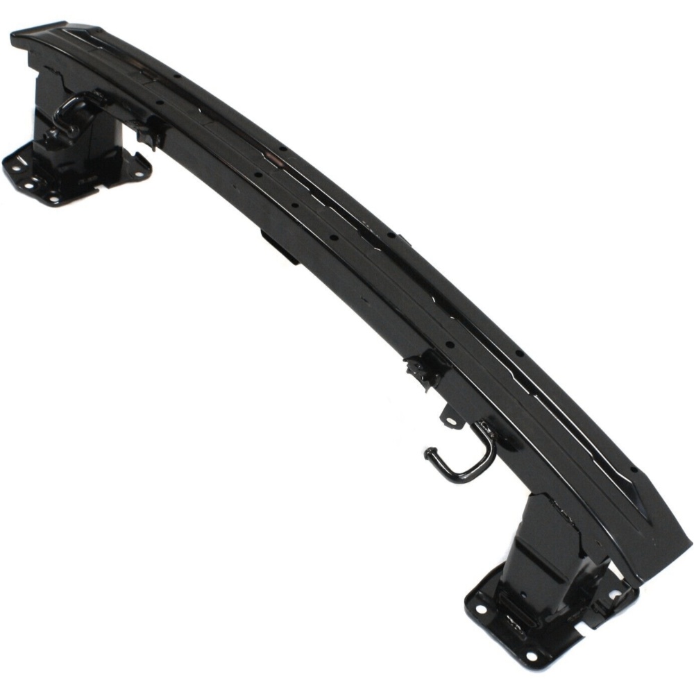 Front Bumper Reinforcement For 2009-2015 Mitsubishi Lancer Steel Black