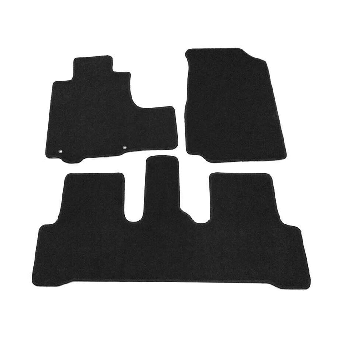 For 10-11 CR-V EX-L Sport Utility 4Door Car Floor Mats Front & Rear Black Nylon