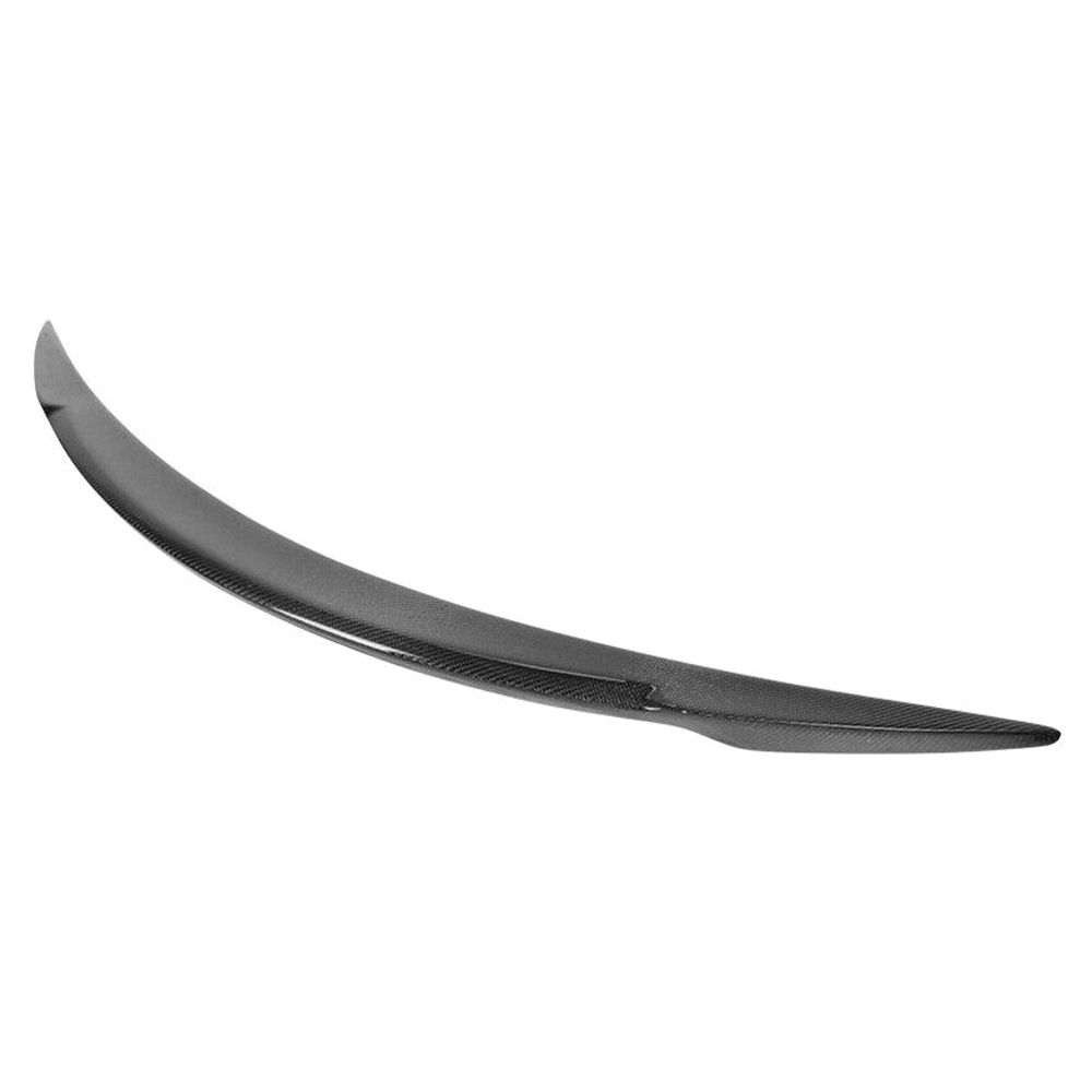 For 21-23 S Plaid Sedan Trunk Spoiler V Style Carbon Fiber Rear Deck Lid Wing