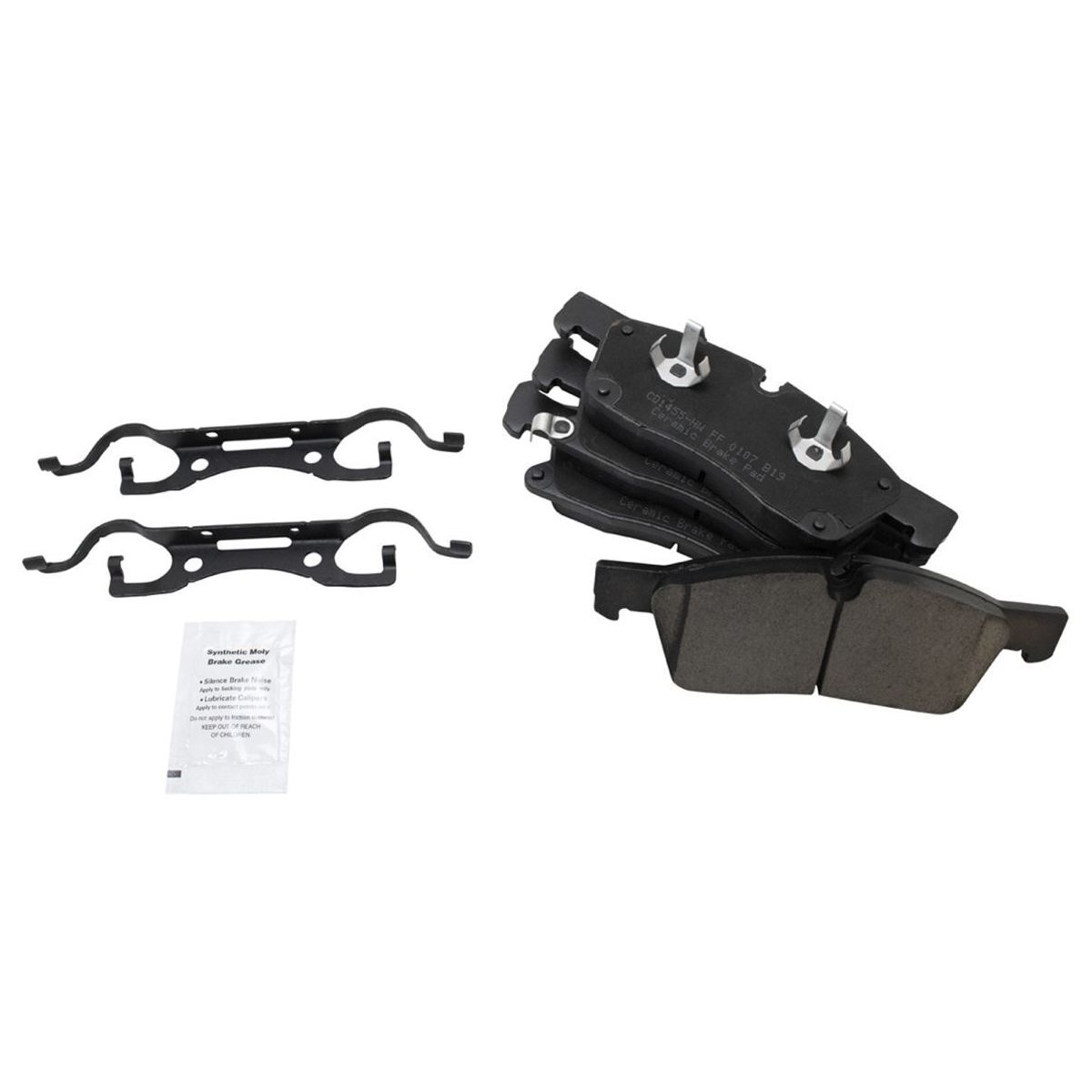 For 11-18 Dodge Durango 11-16 Jeep Grand Cherokee Front Brake Pads & Rotor Kit