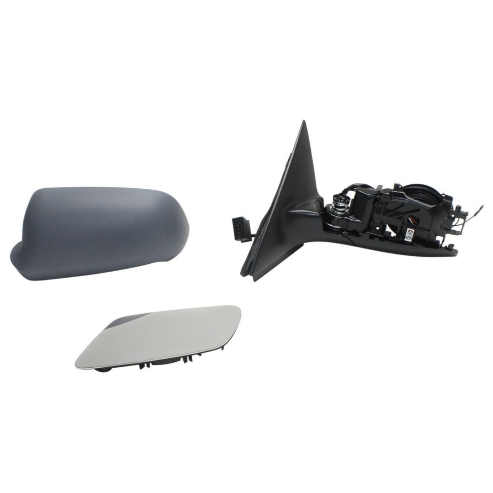2pcs LH&RH Power Mirror Audi A6 A6 Quattro S6 Manual Folding Heated Paintable