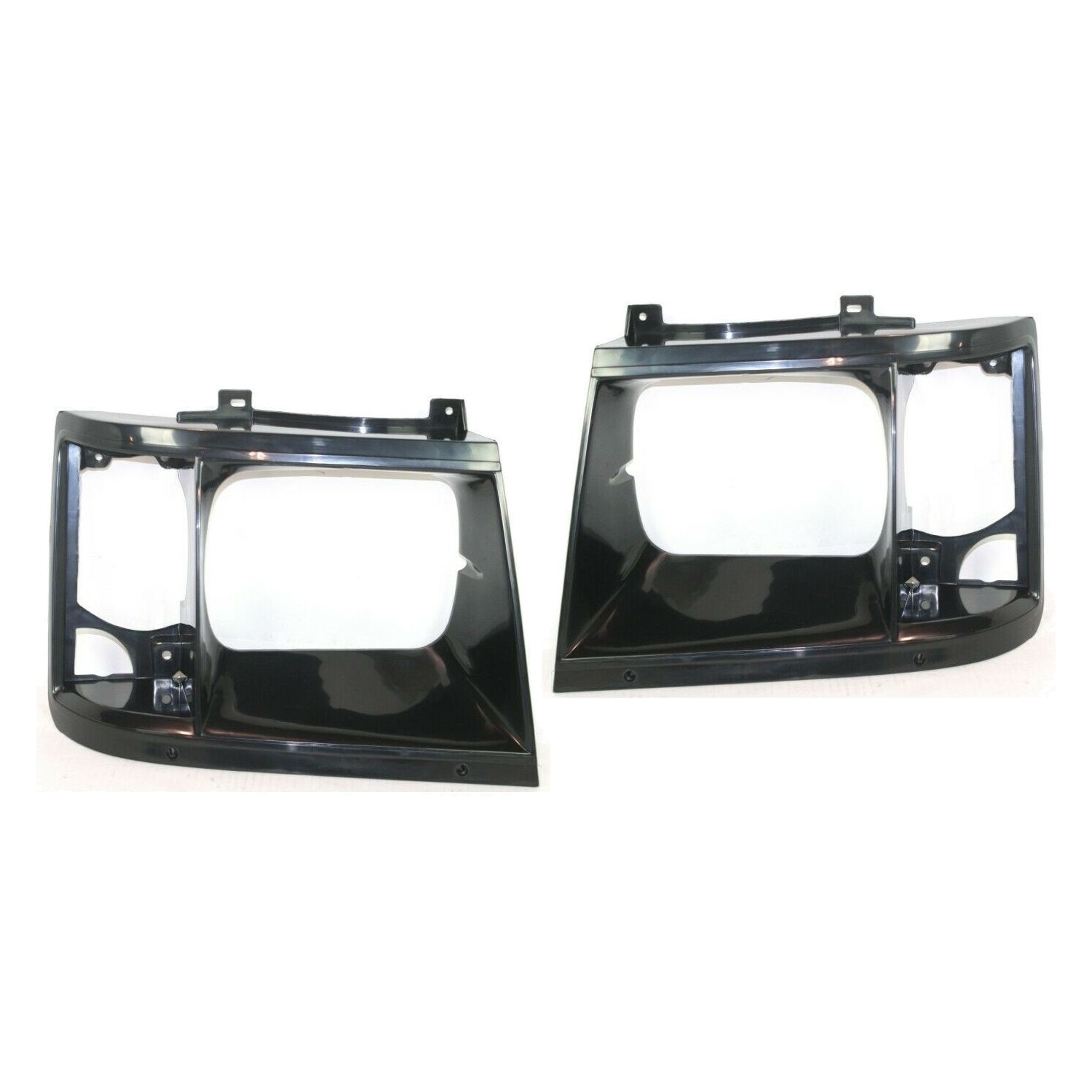 Headlight Door Set For 1985-1994 Astro 1985-1994 Safari Left & Right Black 2Pc