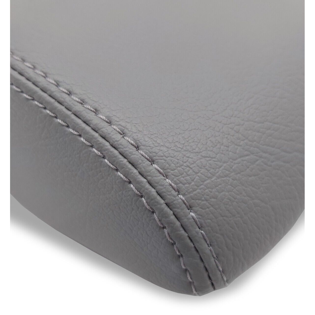 Console Lid Armrest Cover PVC Leather For Subaru Forester 2019-2020 Gray