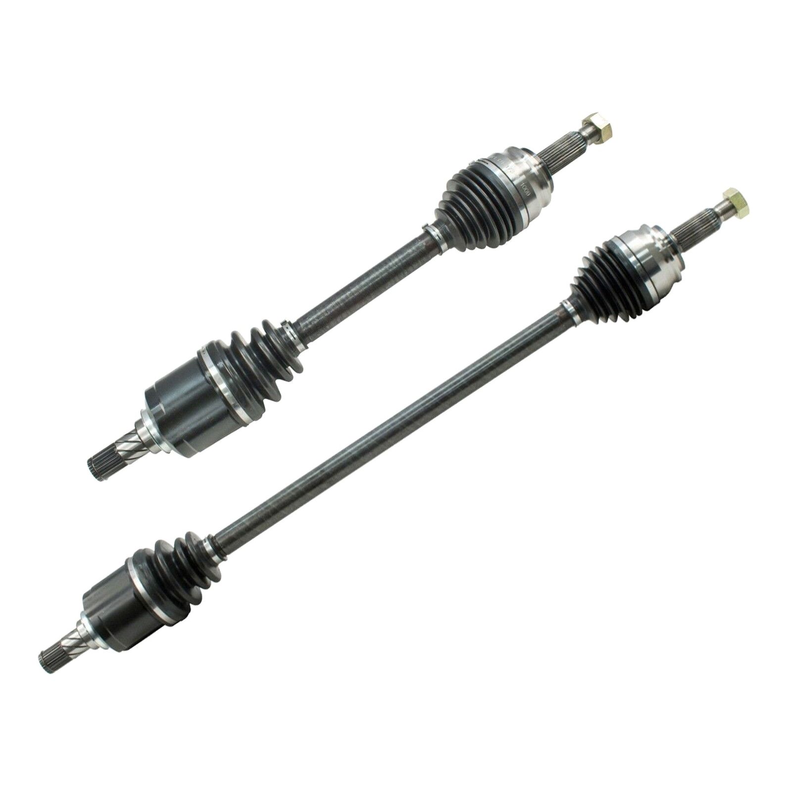 2 CV Axles Front Pair With Warranty Fit 10-08 Mitsubishi Lancer FWD 2.0L CVT