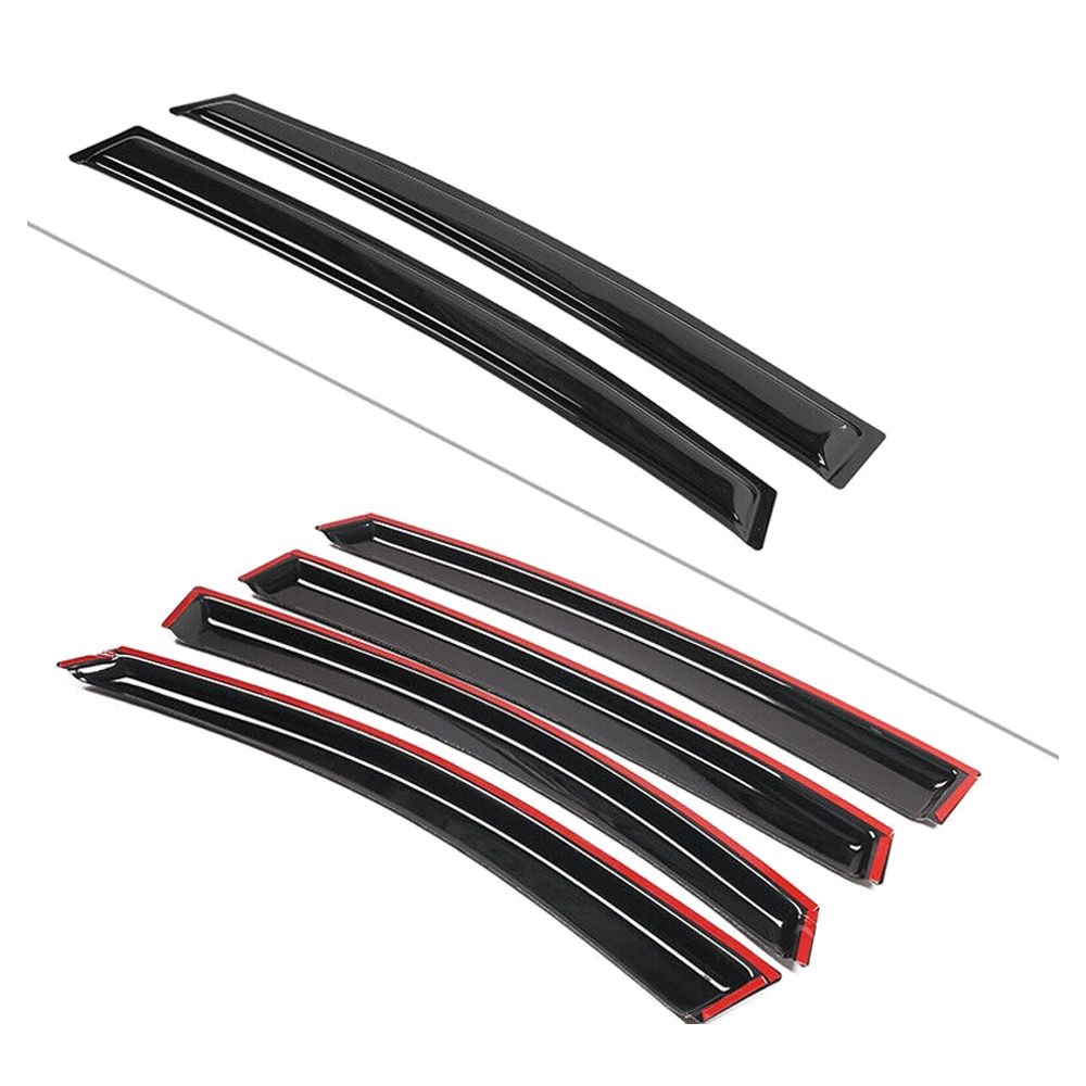 2 Sets Of - Fits 13-17 Subaru XV Crosstrek & 12-16 Impreza Hatchback Acrylic Window