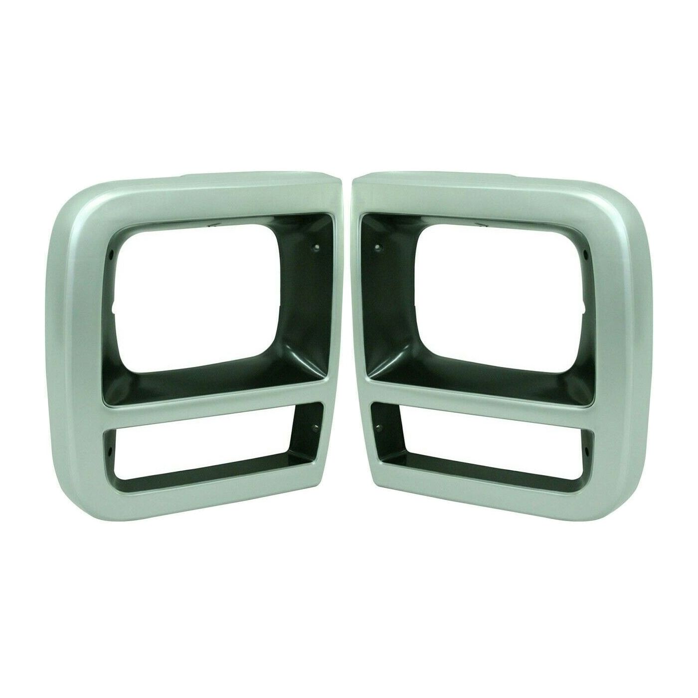 Headlight Trim Bezels Pair Set Left LH & Right RH For 1992-1996 Chevrolet GMC