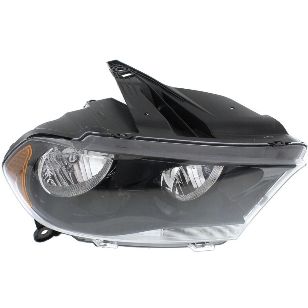 2pcs Left And Right Side Halogen Headlight Black Interior For 2011-2013 Durango