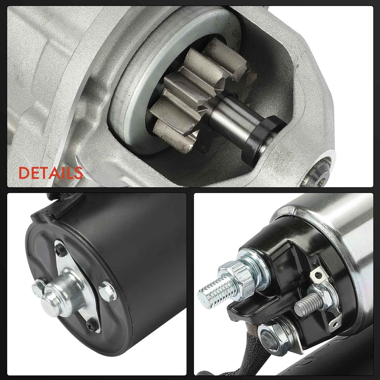 Starter Motor For 14-18 ProMaster 3500 Base Cutaway Van L4 3.0L 2.5KW/12V CW 9T