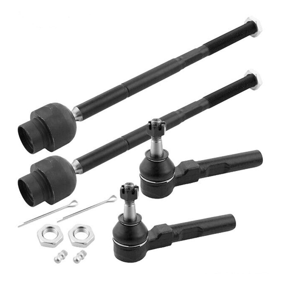 4PC Tie Rod Ends Front Inner And Outer Kit For Chevrolet Malibu G6 2007-09 Aura