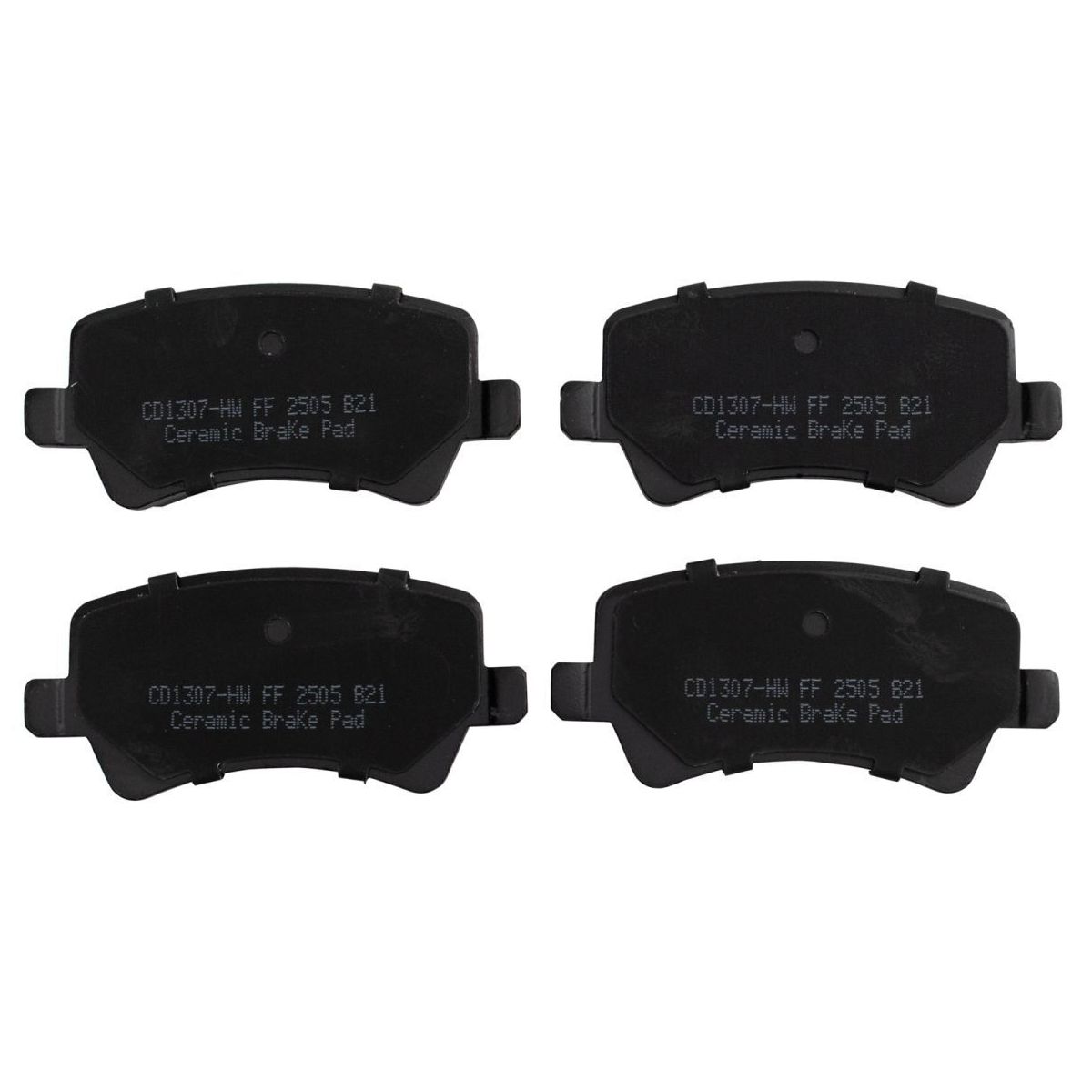 For 2012-2015 Range Rover Evoque Sport Utility Rear Ceramic Disc Brake Pad Set