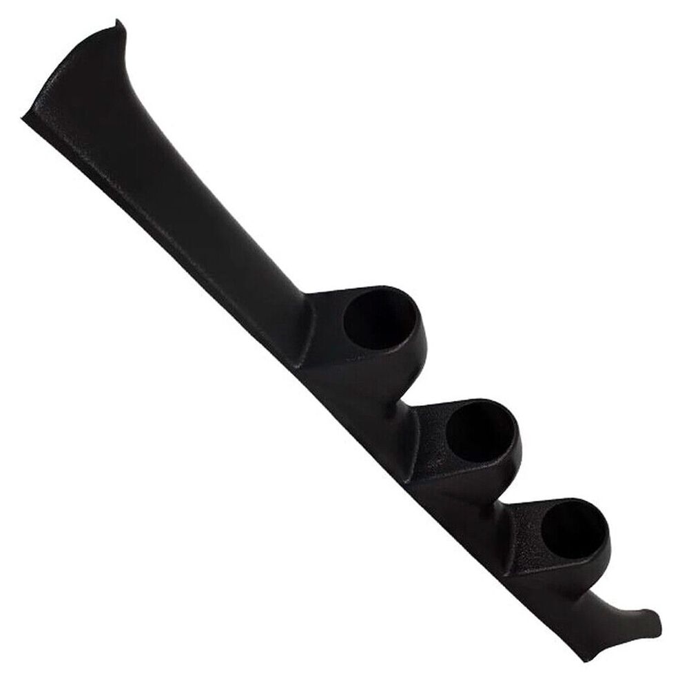 Black Triple Gauge 52mm Pillar For 94-01 Integra Hatchback 94-01 Integra Sedan DC2