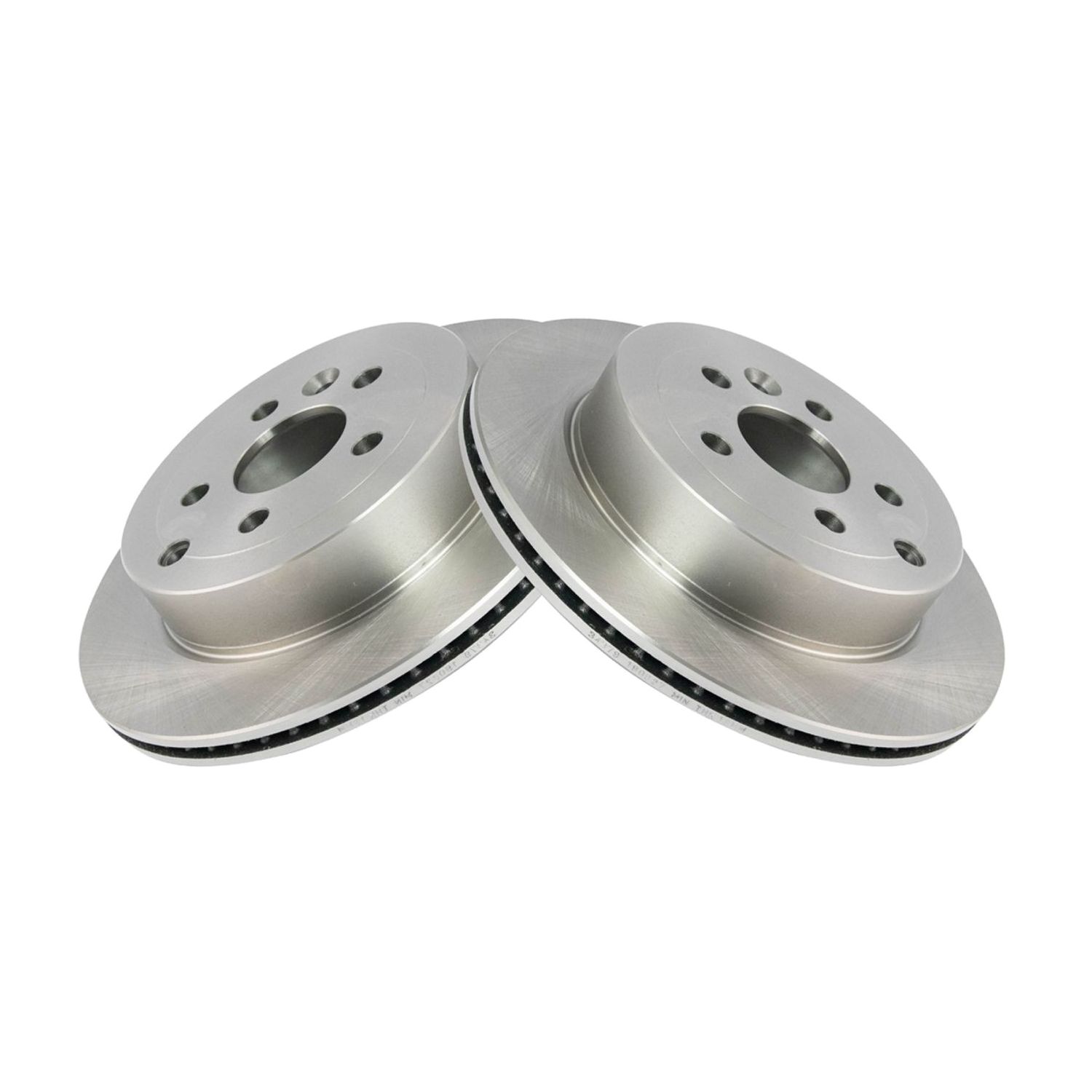 For 08-12 LR2 HSE Premium Sport Utility Disc Brake Rotors Rear Pair Set Of 2