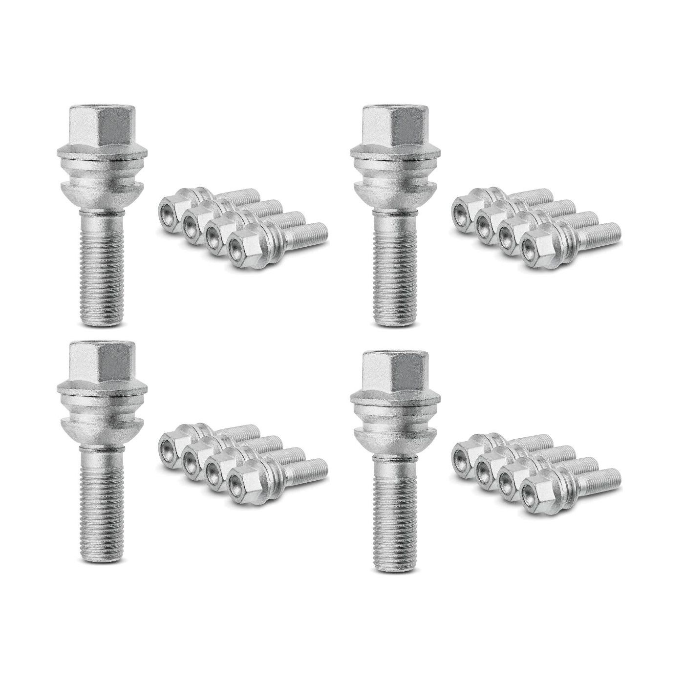 20 PCS - M14-1.5 Wheel Lug Bolt For Volkswagen Touareg 04-14 Audi Q7 Porsche Cayenne
