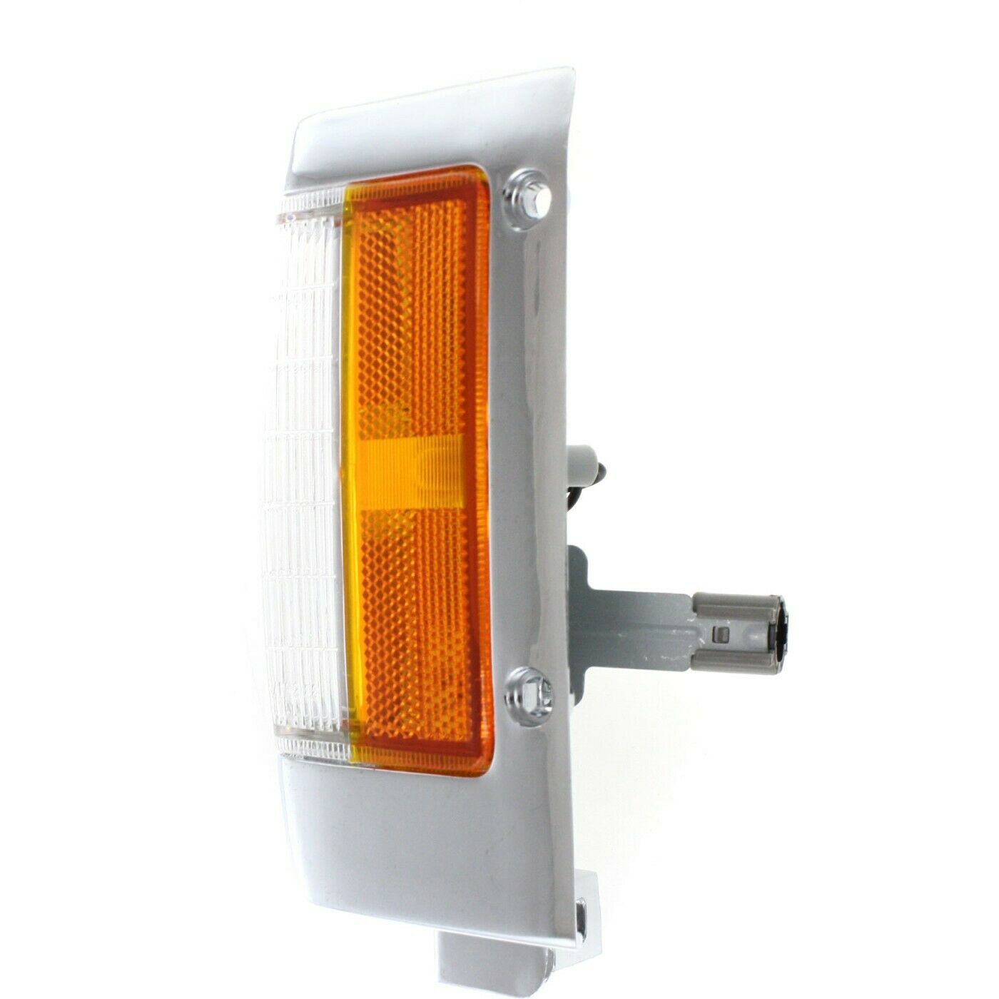 Chrome Parking Corner Side Marker Signal Light Lamp Pair Set For D21 Pickup
