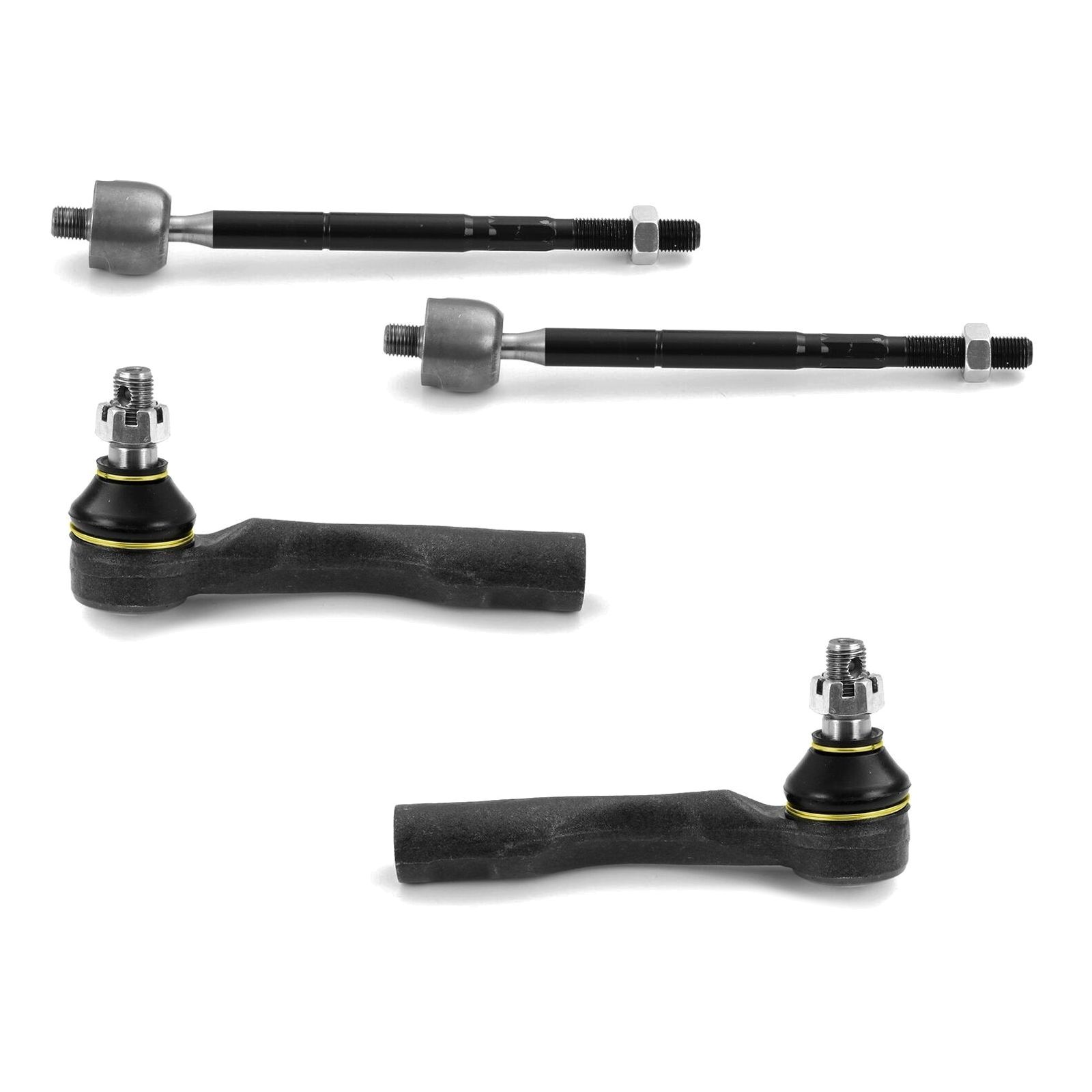 For 01-05 IS300 Sedan 02-05 IS300 Wagon 4pcS Inner And Outer Tie Rod End Kit