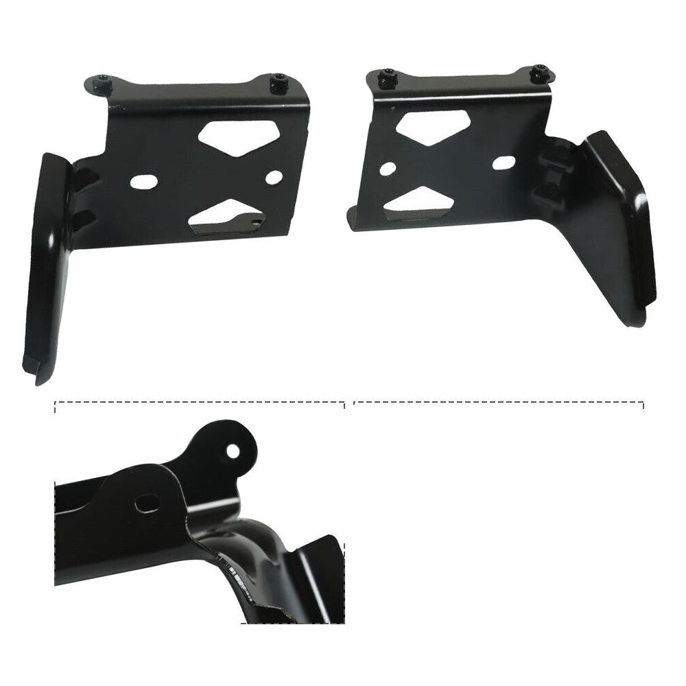 2pcs Front Bumper Bracket For 17-19 Challenger R/T 392 Coupe Left & Right Side