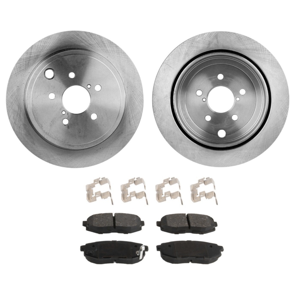 Rear Brake Disc Rotors And Pads Kit For Subaru Legacy Outback Scion FR-S BRZ 86