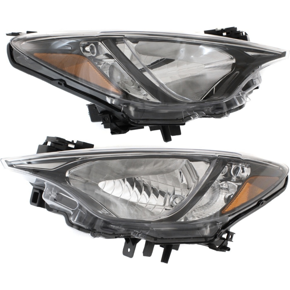 Headlights For 2016 IA 2019-2020 Yaris 2017-2018 Yaris IA Left Right Halogen
