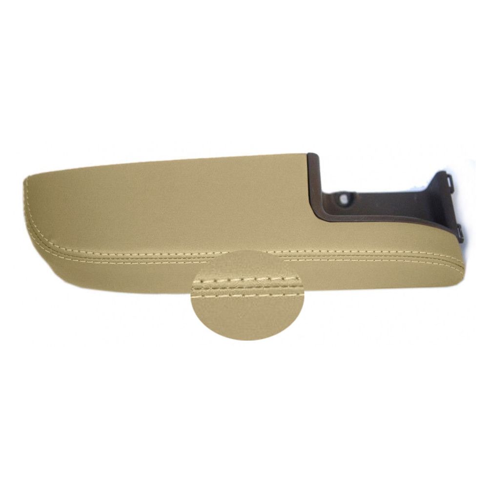 Door Panel Armrest Leather Synthetic Cover For Honda 2006-2014 Ridgeline Beige