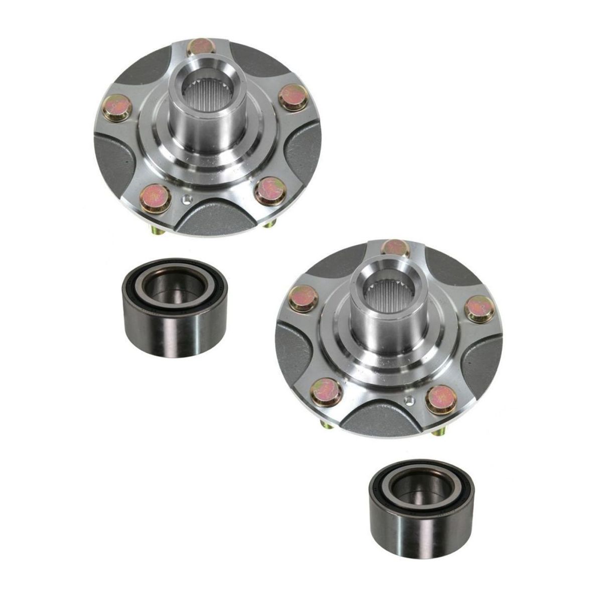 For 00-09 Honda S2000 Base 08-09 Honda S2000 CR Rear Wheel Hub & Bearing Set