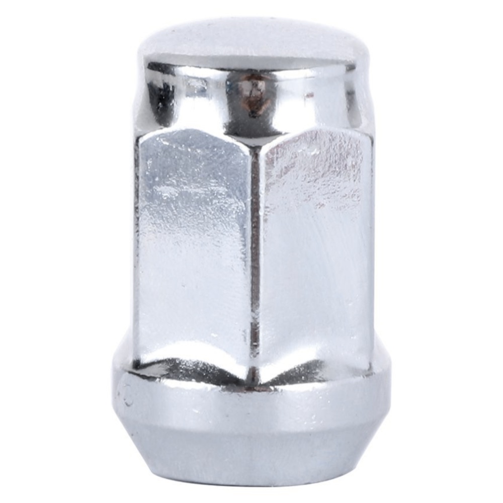 24-pcs 14x1.5 Chrome Closed Bulge Acorn Lug Nuts 1.395'' Tall For Chevy GMC