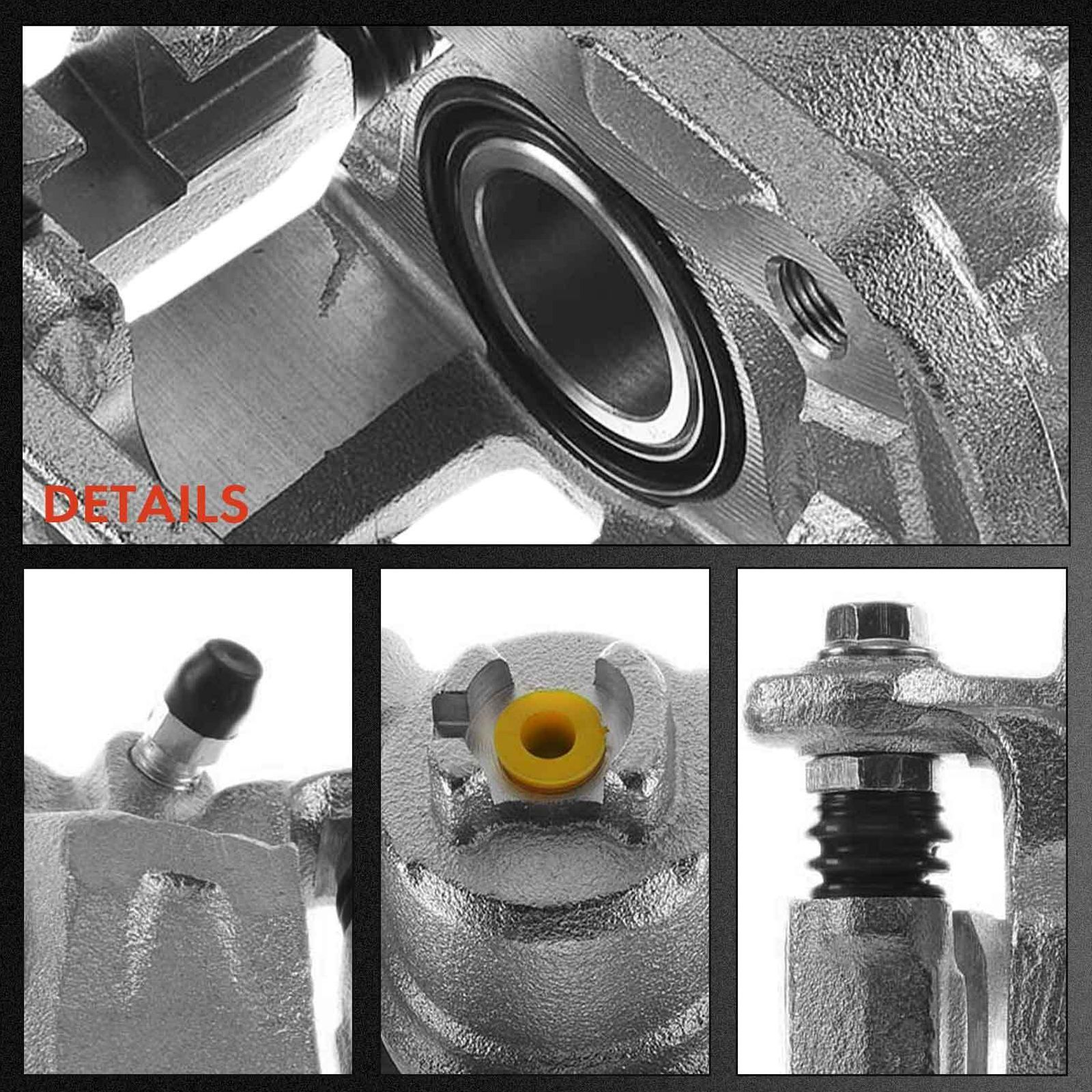 For 2005-2010 Honda Odyssey 4Pcs Front & Rear Disc Brake Caliper With Bracket