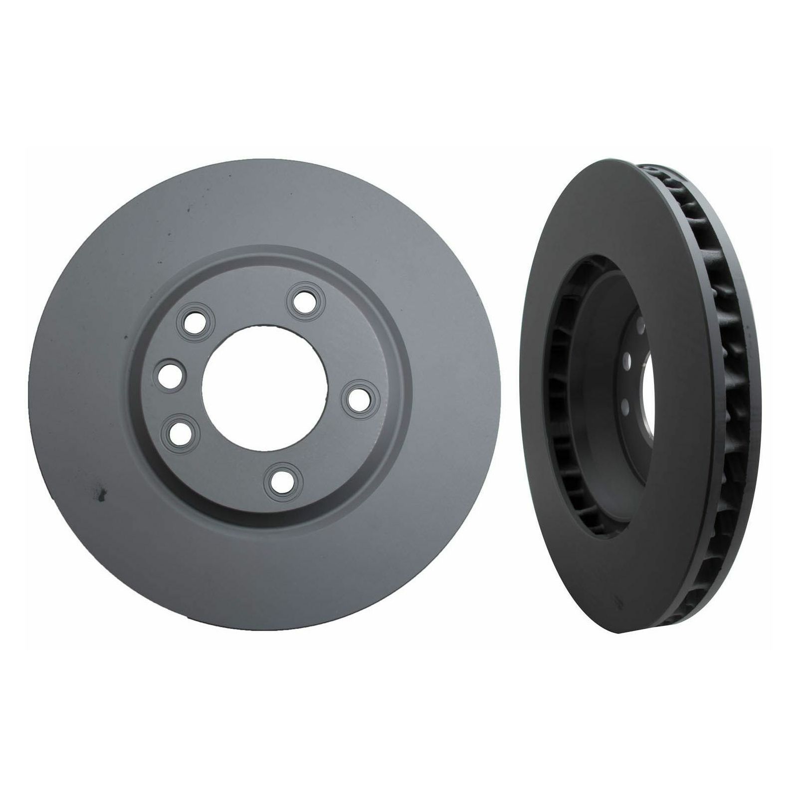 2 Front Brake Disc Kit For 2007-2015 Audi Q7 Sport Utility With 350Mm Rotor