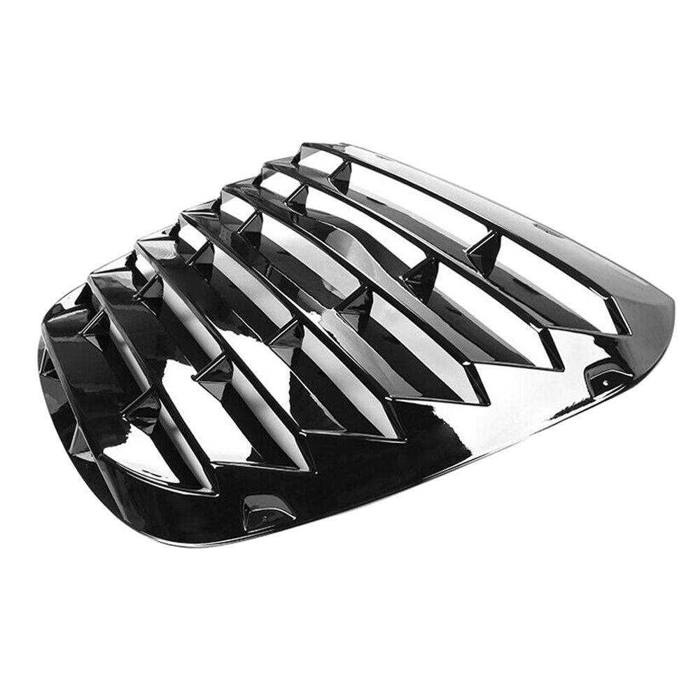 Fits 20-23 Toyota GR Supra A90 Rear Window Louver Sun Shade Cover Gloss Black