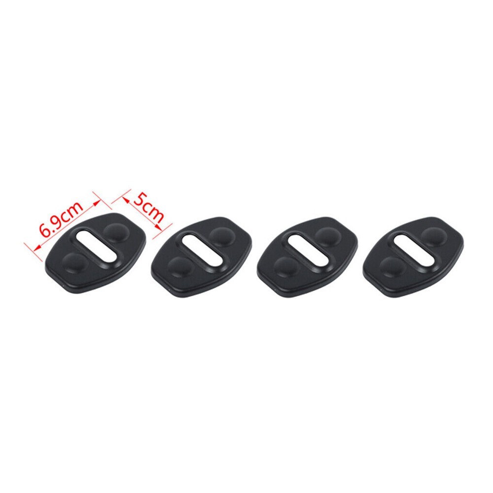 16 PCS - Door Lock Buckle Covers Trim Protector /F150 + Black