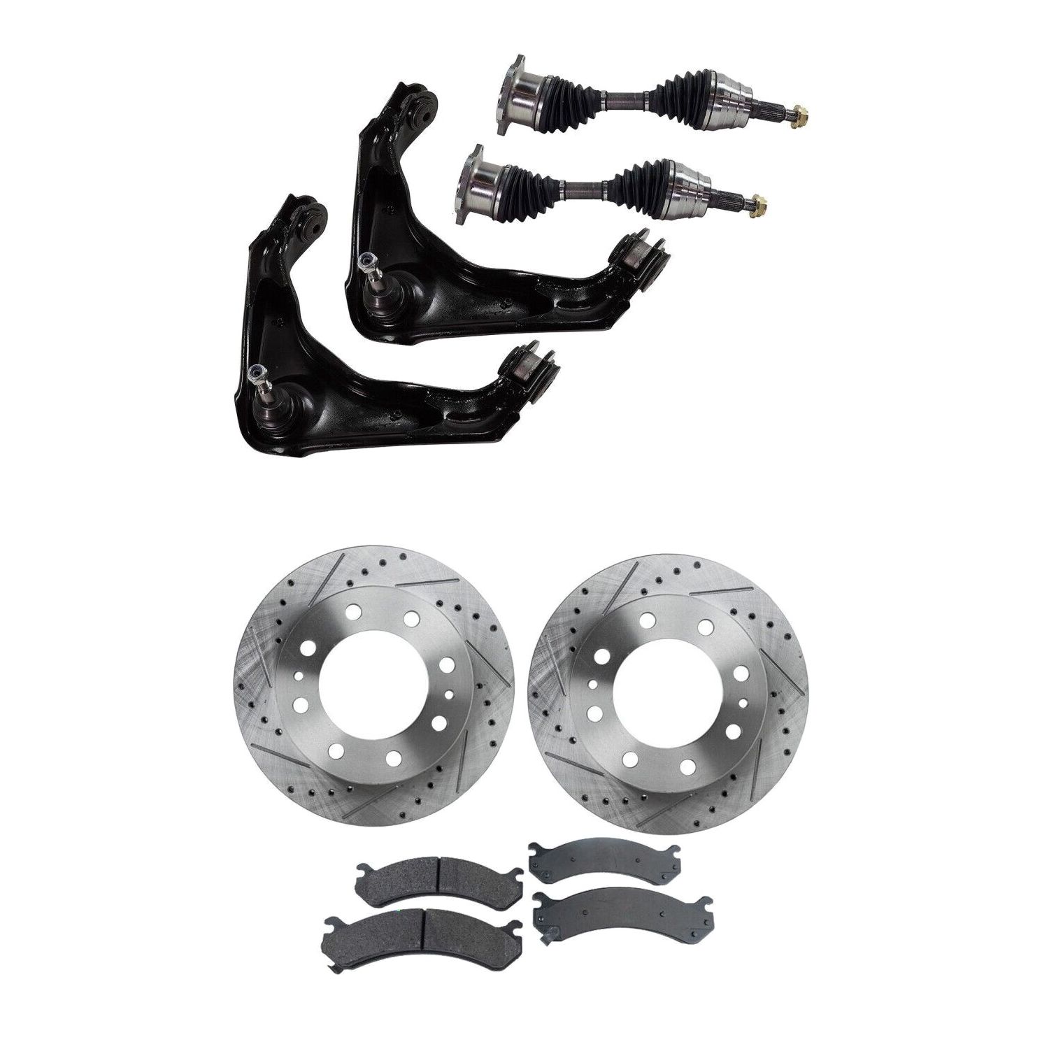 CV Axle Kit For 99 Chevrolet Silverado 2500 Cab & Chassis Front Left And Right