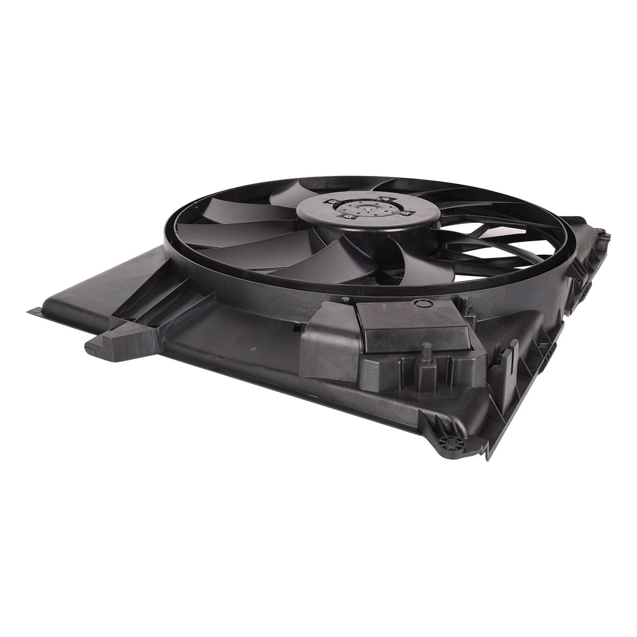 Radiator Condenser Cooling Fan Motor Assembly For Mercedes-Benz GL ML 1645000093