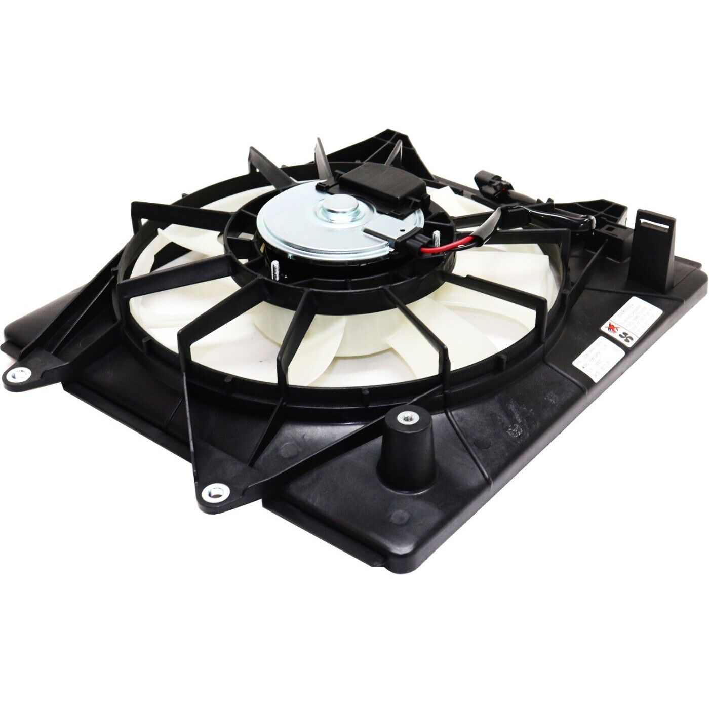 A/C Condenser Fan Assembly For 2015-2020 Fit Hatchback Single Fan Right Side