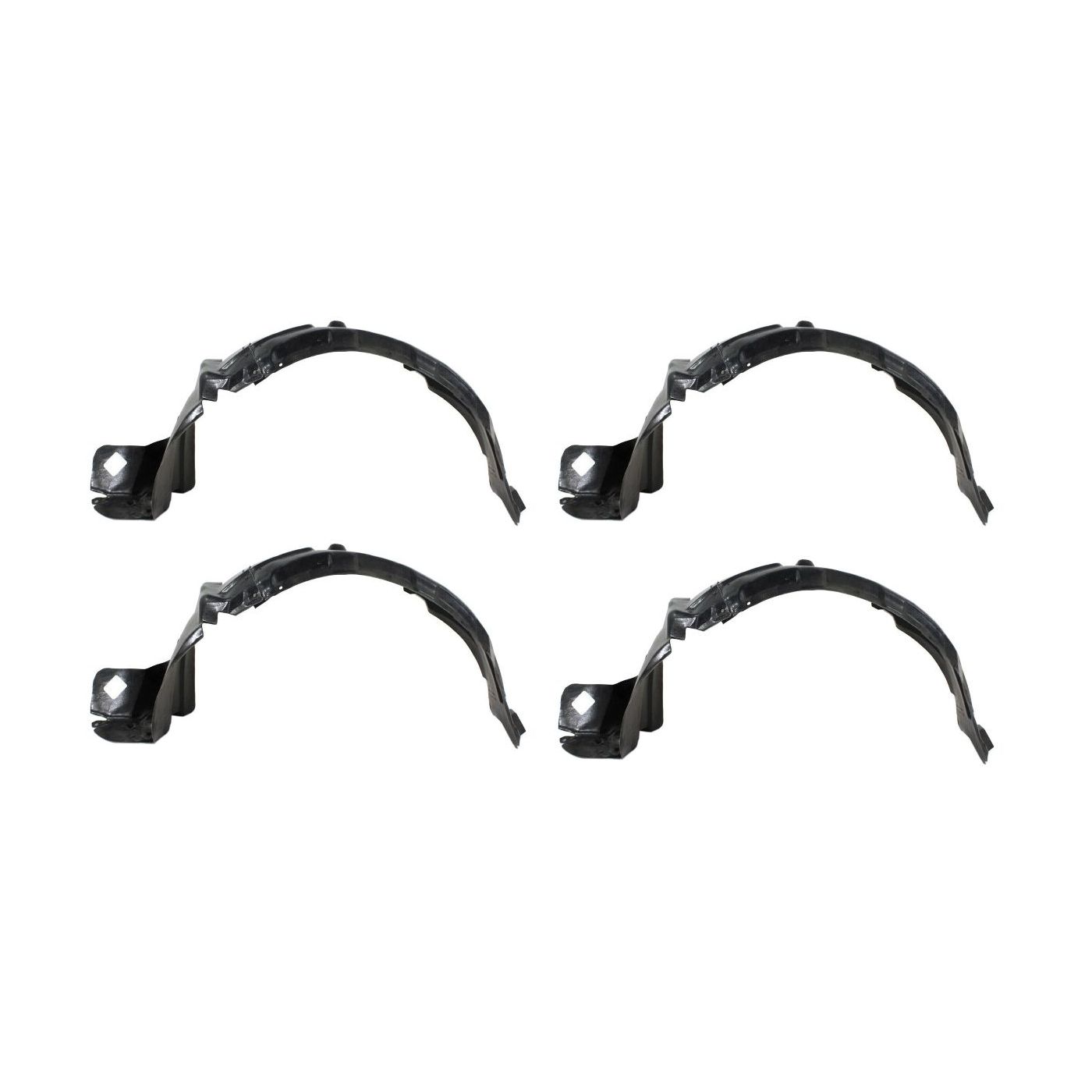 4 Sets Of - Splash Shield For 2002-2005 Sedona EX 2002-2005 Sedona LX Front Driver