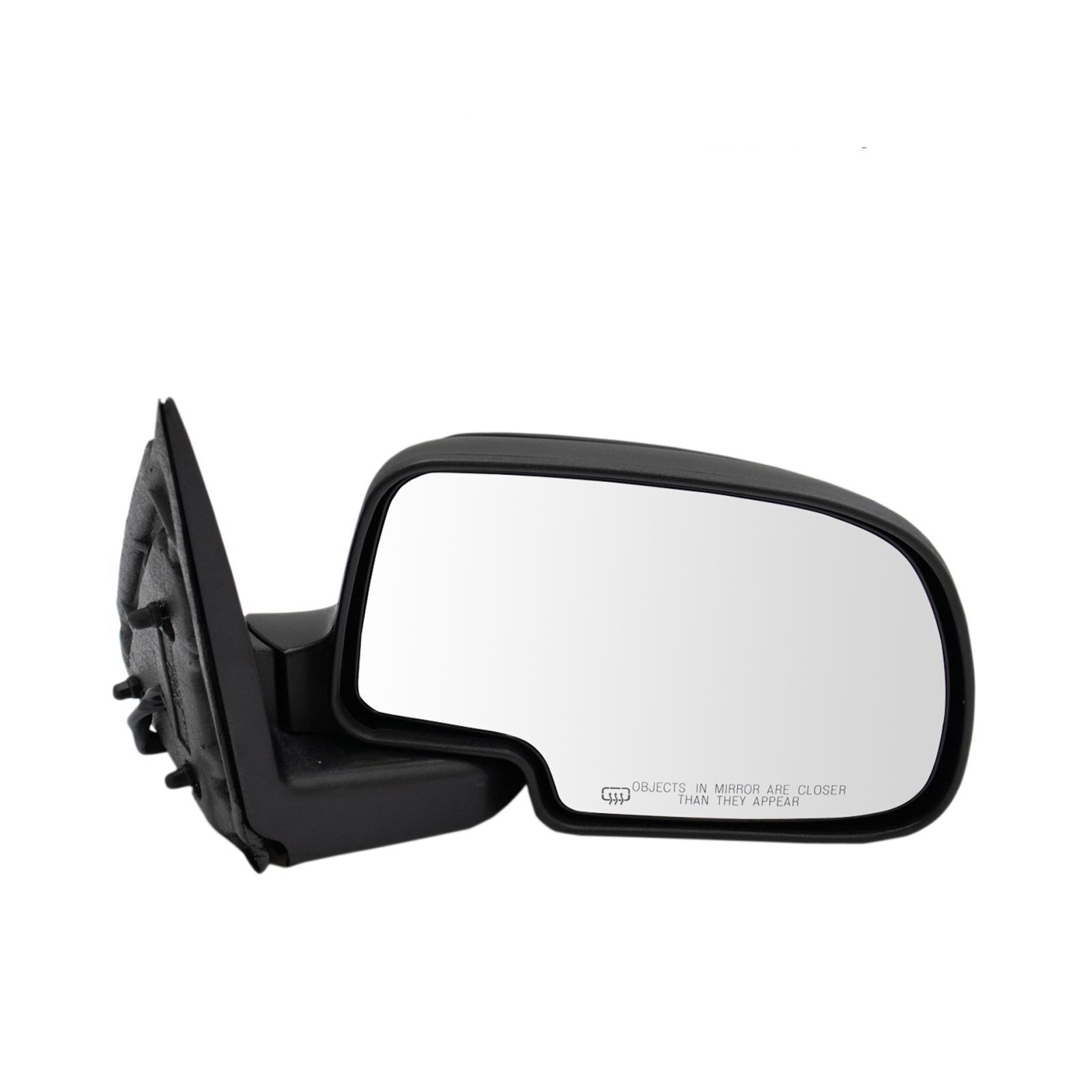2 Sets Of - Mirror Power Heated Flat Black Passenger Right For Chevrolet GMC