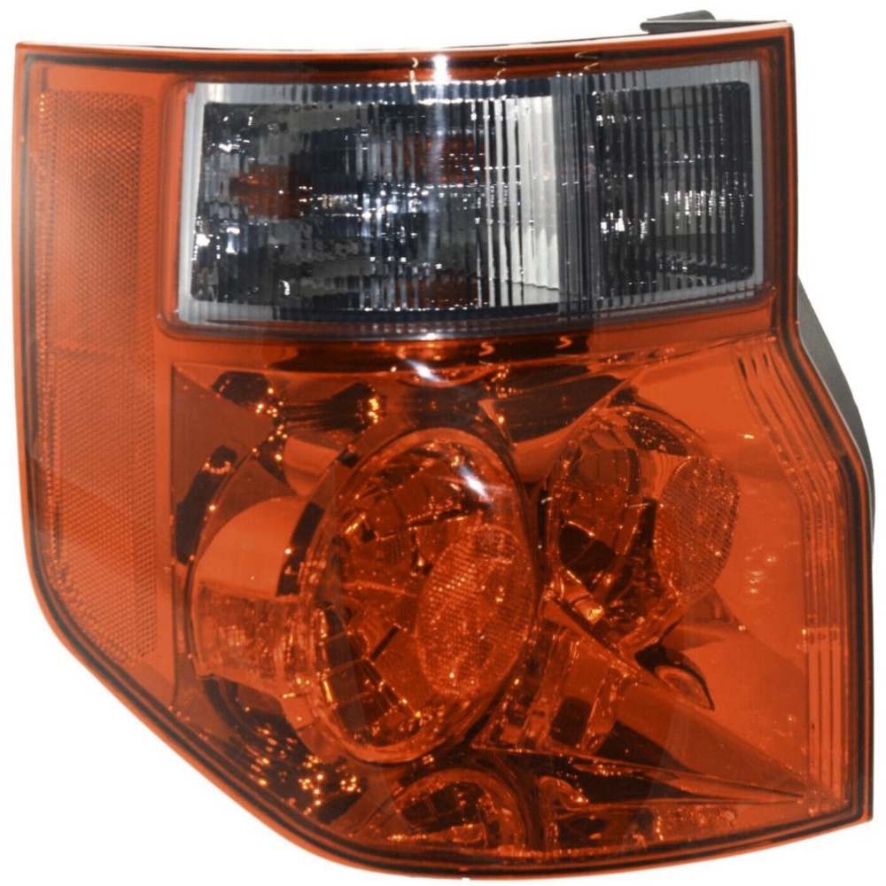 Halogen Tail Light Set For 03-08 Element Clear/Red Lens W/ Bulbs 2Pcs