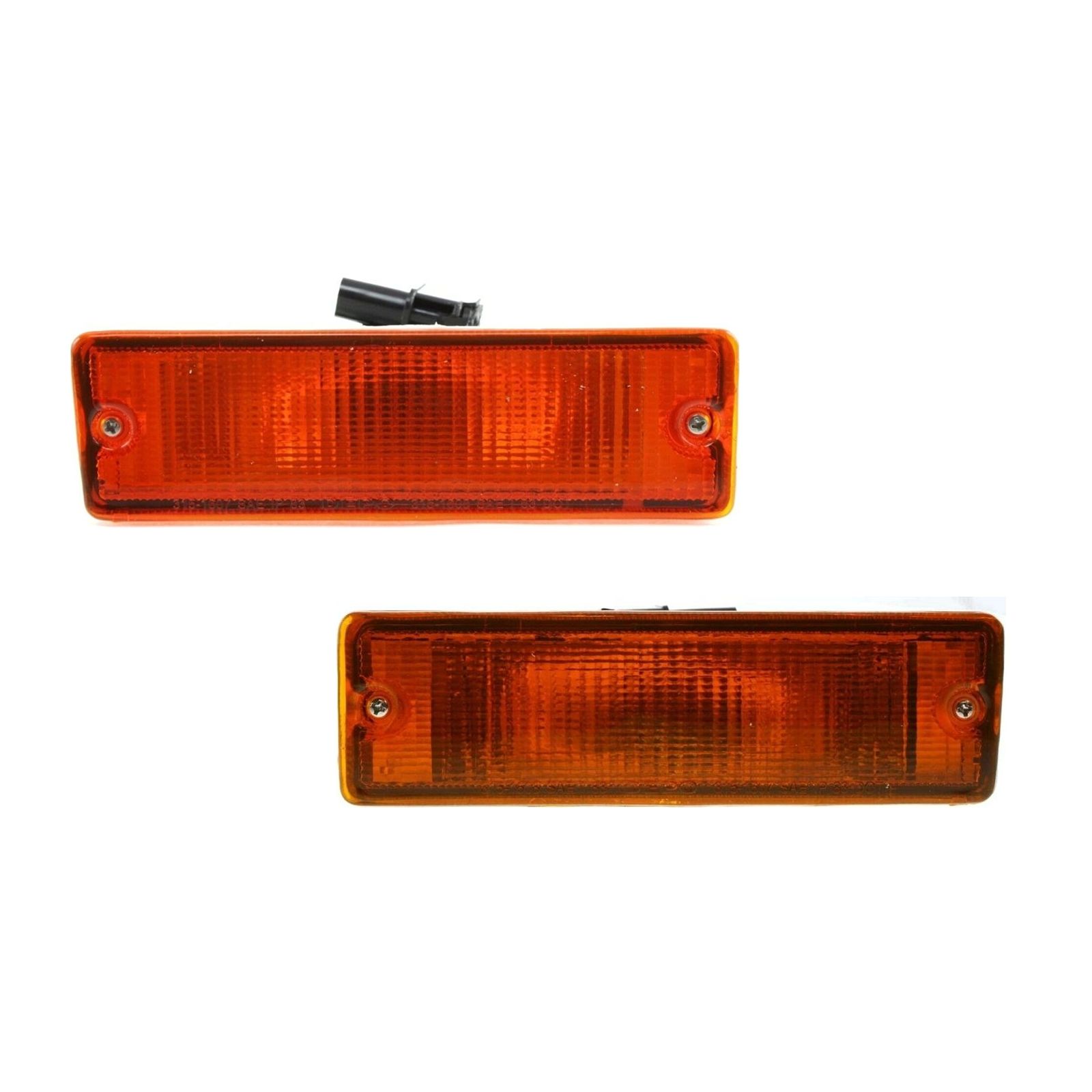 Turn Signal Light For 1986-1987 D21 Plastic Lens Left & Right Side Set Of 2